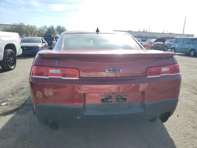 2G1FF1E38F9263460 - 2015 CHEVROLET CAMARO LT RED photo 6