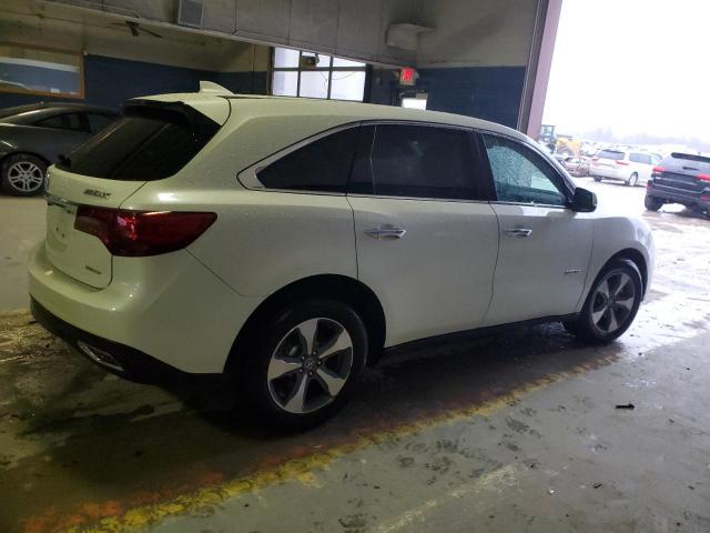 5FRYD4H25GB023496 - 2016 ACURA MDX WHITE photo 3