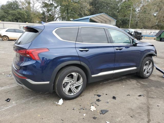 5NMS64AJ1MH332380 - 2021 HYUNDAI SANTA FE SEL BLUE photo 3