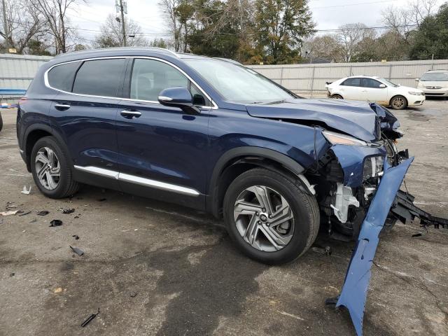 5NMS64AJ1MH332380 - 2021 HYUNDAI SANTA FE SEL BLUE photo 4