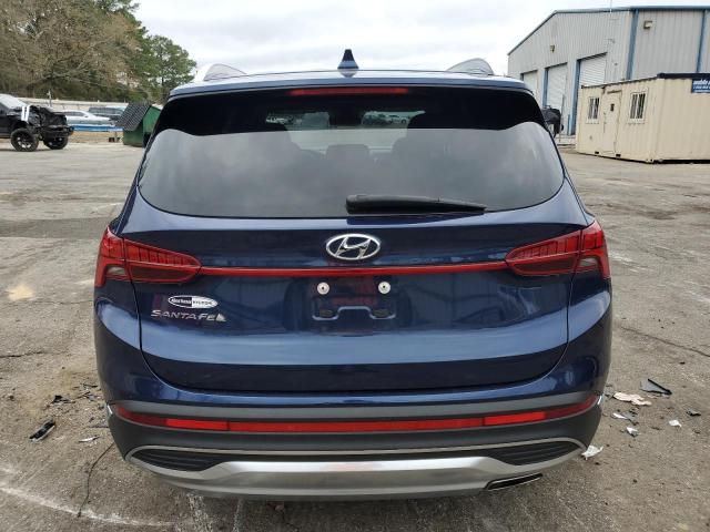 5NMS64AJ1MH332380 - 2021 HYUNDAI SANTA FE SEL BLUE photo 6