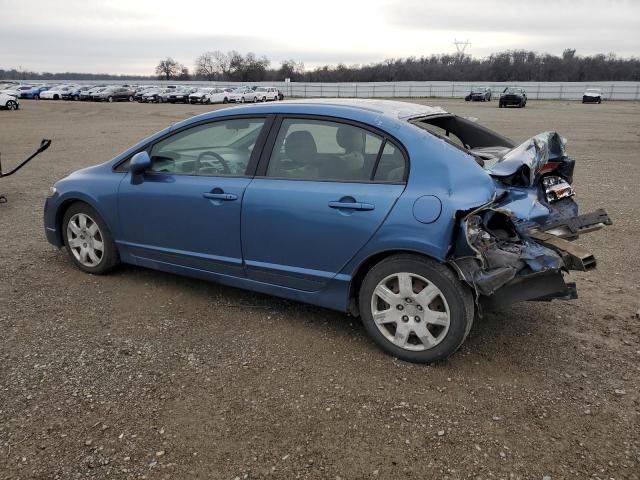 2HGFA1F5XAH563717 - 2010 HONDA CIVIC LX BLUE photo 2