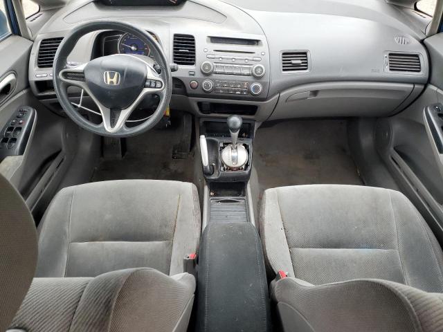 2HGFA1F5XAH563717 - 2010 HONDA CIVIC LX BLUE photo 8