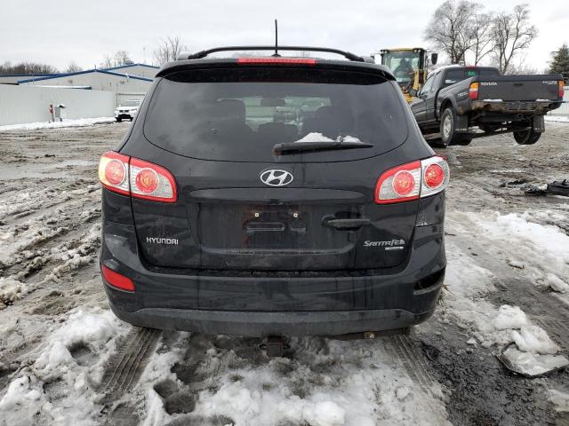 5NMSHDAGXAH339080 - 2010 HYUNDAI SANTA FE SE BLACK photo 6