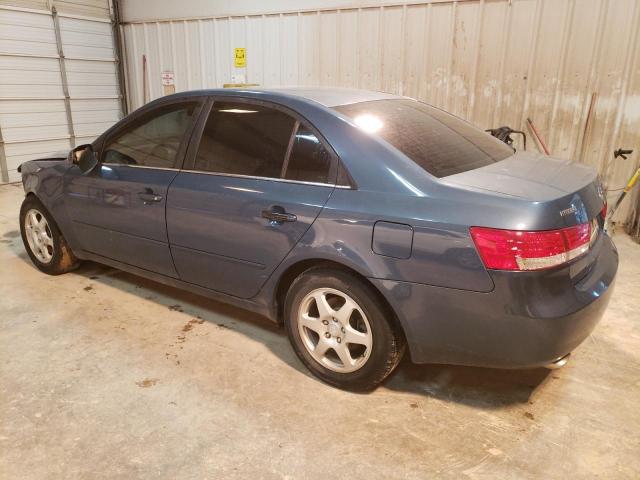 5NPEU46F66H127442 - 2006 HYUNDAI SONATA GLS BLUE photo 2