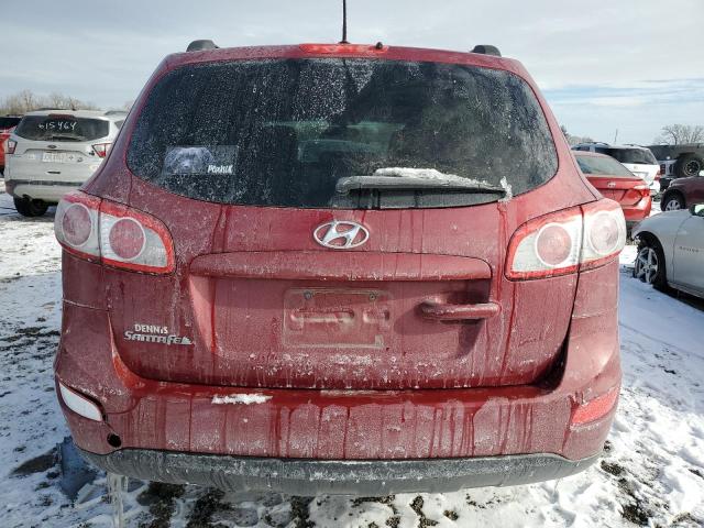 5XYZG3AB6CG132523 - 2012 HYUNDAI SANTA FE GLS RED photo 6