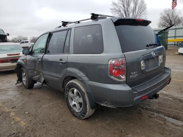 5FNYF28407B012343 - 2007 HONDA PILOT EX GRAY photo 2