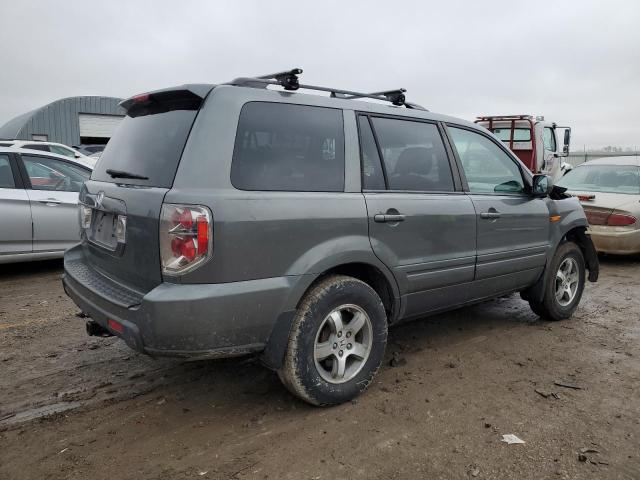 5FNYF28407B012343 - 2007 HONDA PILOT EX GRAY photo 3