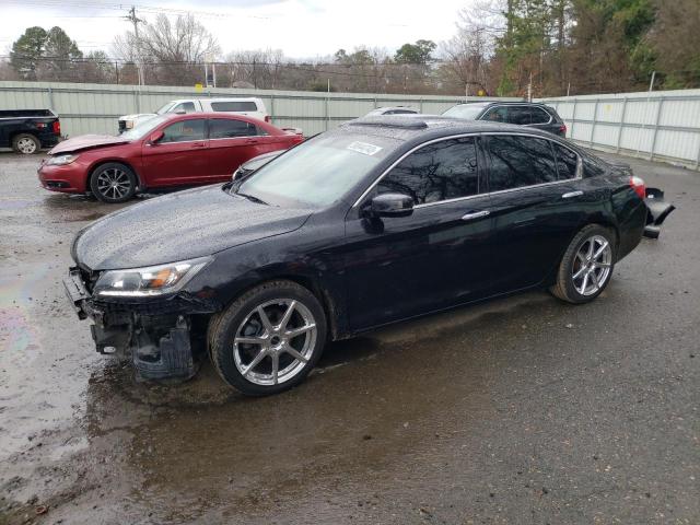 1HGCR3F84DA037393 - 2013 HONDA ACCORD EXL BLACK photo 1