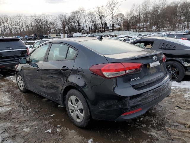 3KPFK4A79HE025361 - 2017 KIA FORTE LX BLACK photo 2