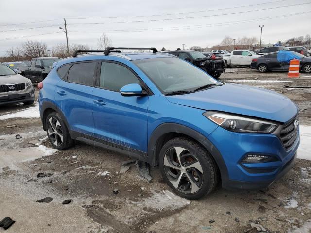 KM8J3CA24GU231639 - 2016 HYUNDAI TUCSON LIMITED BLUE photo 4