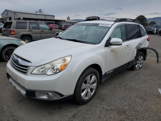 4S4BRBKCXA3346604 - 2010 SUBARU OUTBACK 2.5I LIMITED WHITE photo 1