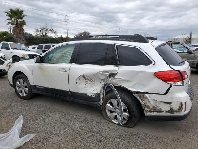 4S4BRBKCXA3346604 - 2010 SUBARU OUTBACK 2.5I LIMITED WHITE photo 2