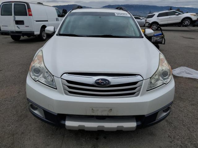 4S4BRBKCXA3346604 - 2010 SUBARU OUTBACK 2.5I LIMITED WHITE photo 5