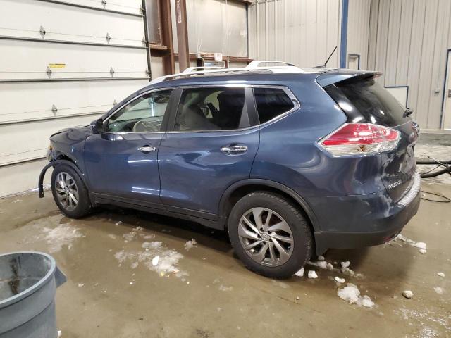 5N1AT2MV4EC779093 - 2014 NISSAN ROGUE S BLUE photo 2