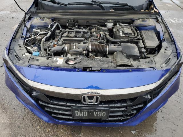 1HGCV1F33KA054638 - 2019 HONDA ACCORD SPORT BLUE photo 11