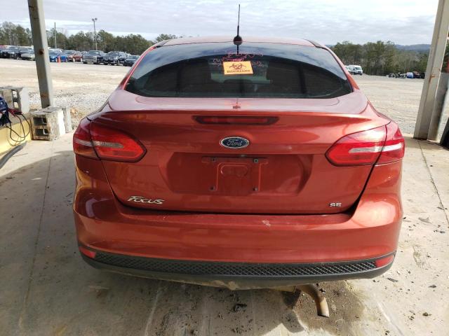 1FADP3F23JL316764 - 2018 FORD FOCUS SE ORANGE photo 6