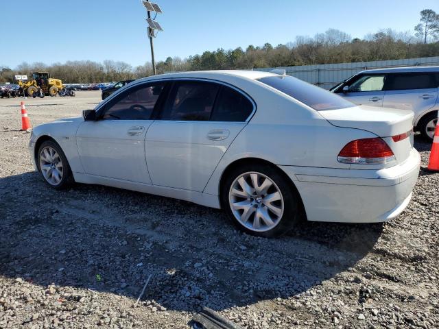 WBAGL63515DP74965 - 2005 BMW 745 I WHITE photo 2