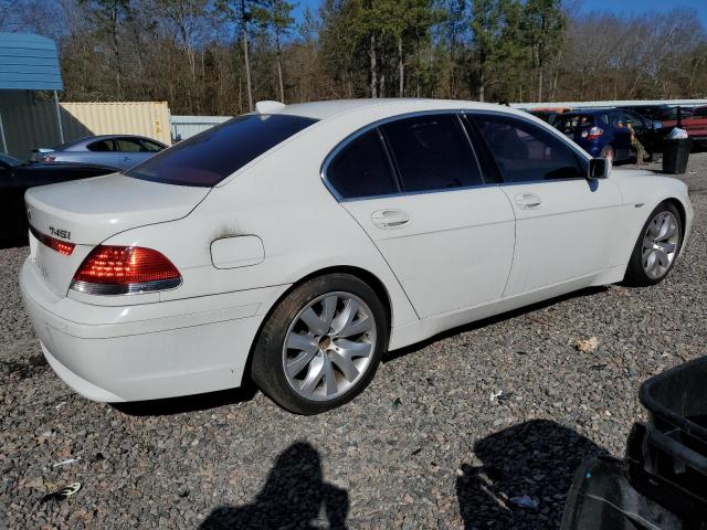 WBAGL63515DP74965 - 2005 BMW 745 I WHITE photo 3