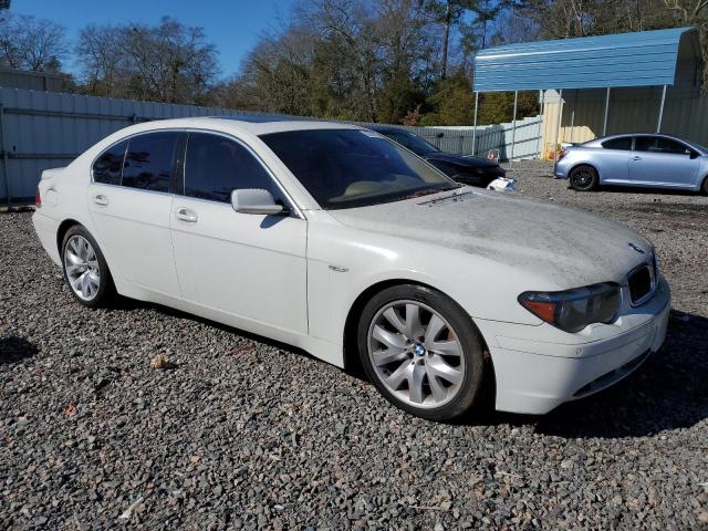 WBAGL63515DP74965 - 2005 BMW 745 I WHITE photo 4