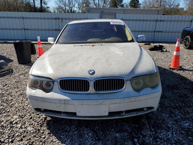 WBAGL63515DP74965 - 2005 BMW 745 I WHITE photo 5