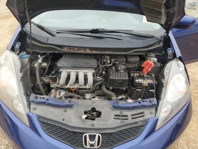 JHMGE8H36DC047016 - 2013 HONDA FIT BLUE photo 11