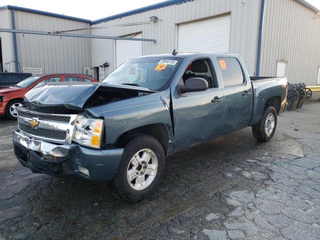 2GCEC13J471599474 - 2007 CHEVROLET silverado C1500 CREW CAB GRAY photo 1