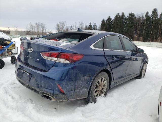 5NPE24AF0JH650848 - 2018 HYUNDAI SONATA SE BLUE photo 3