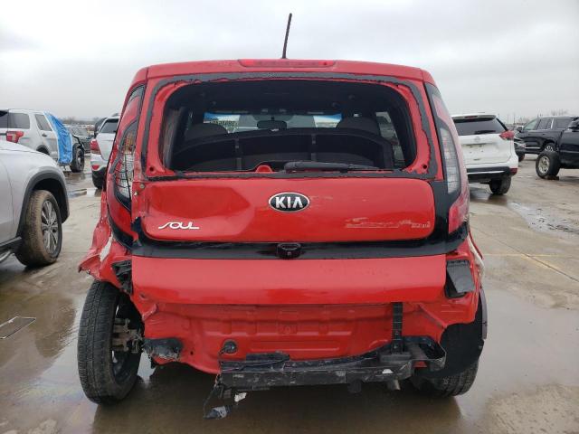 KNDJN2A27K7683262 - 2019 KIA SOUL RED photo 6