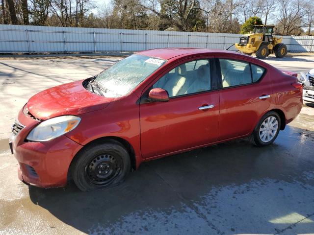 3N1CN7AP5EL805721 - 2014 NISSAN VERSA S BURGUNDY photo 1