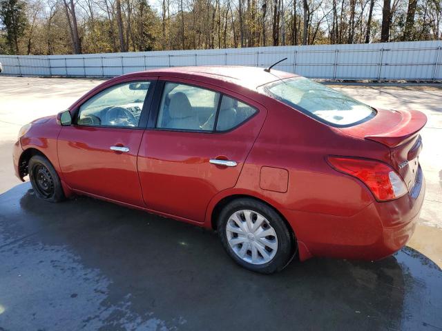 3N1CN7AP5EL805721 - 2014 NISSAN VERSA S BURGUNDY photo 2