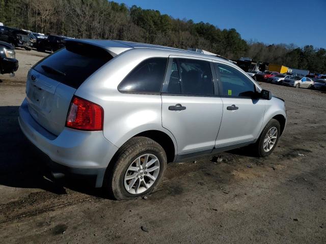 2FMDK3GC0DBB73515 - 2013 FORD EDGE SE SILVER photo 3