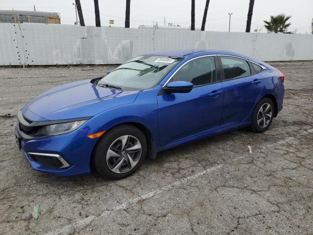 2HGFC2F6XLH527571 - 2020 HONDA CIVIC 4D LX BLUE photo 1