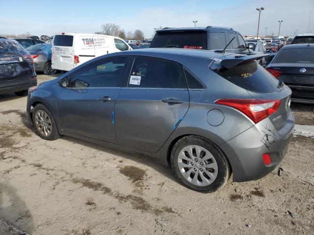 KMHD35LH8HU378882 - 2017 HYUNDAI ELANTRA GT GRAY photo 2