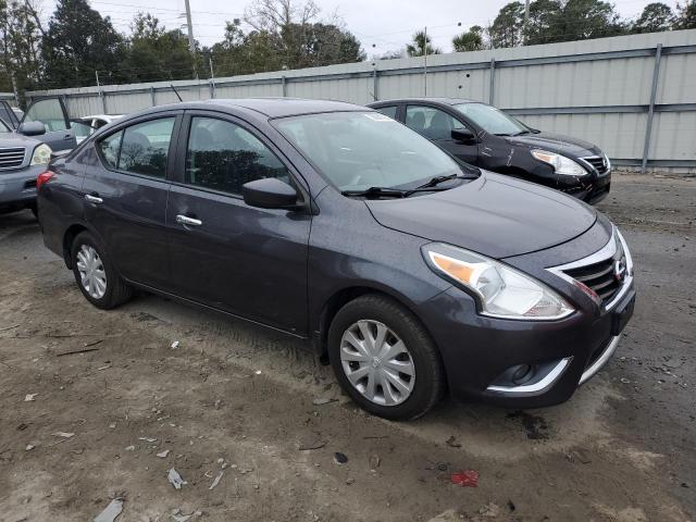 3N1CN7AP6FL888576 - 2015 NISSAN VERSA S GRAY photo 4