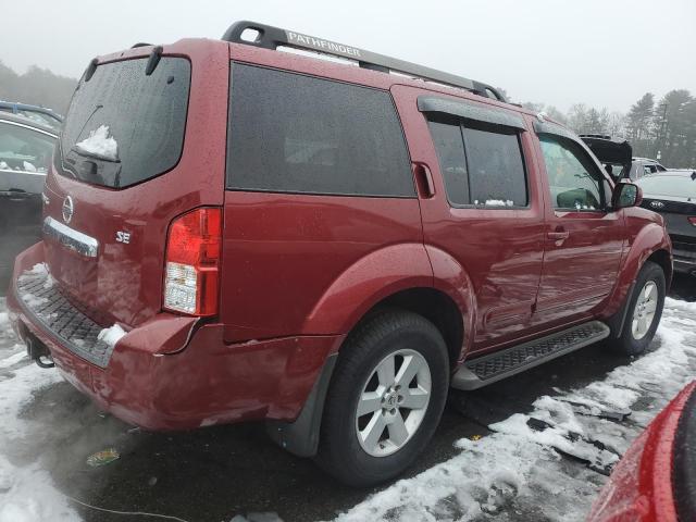 5N1AR18B58C617163 - 2008 NISSAN PATHFINDER S RED photo 3