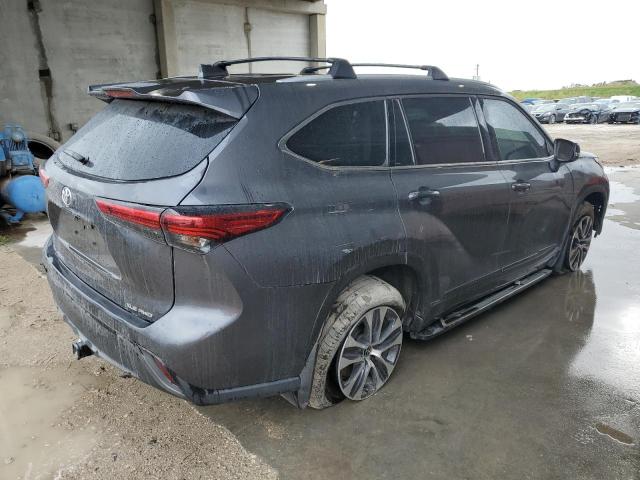 5TDHZRBH9NS240927 - 2022 TOYOTA HIGHLANDER XLE 灰色 照片 3