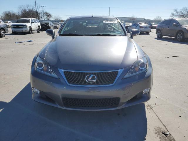 JTHFF2C24E2529625 - 2014 LEXUS IS 250 GRAY photo 5