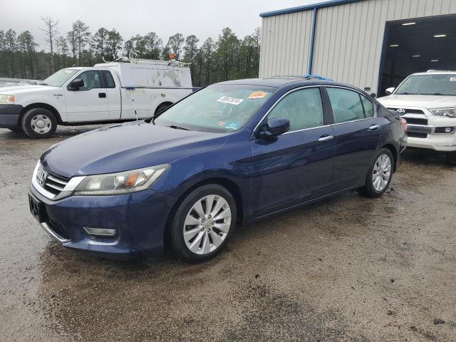 1HGCR2F89DA096174 - 2013 HONDA ACCORD EXL BLUE photo 1