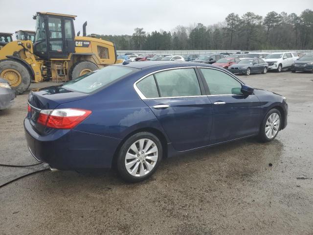 1HGCR2F89DA096174 - 2013 HONDA ACCORD EXL BLUE photo 3