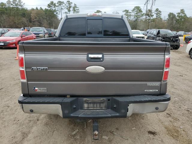 1FTFW1EF0BFC76691 - 2011 FORD F150 SUPERCREW GRAY photo 6