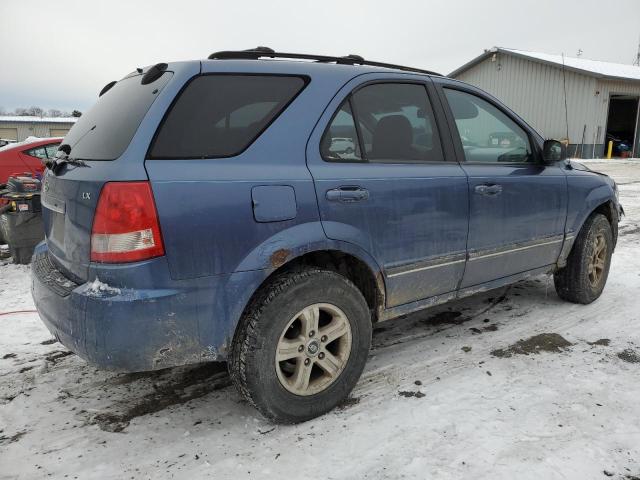 KNDJC733455346122 - 2005 KIA SORENTO EX BLUE photo 3