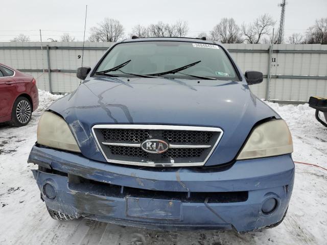 KNDJC733455346122 - 2005 KIA SORENTO EX BLUE photo 5