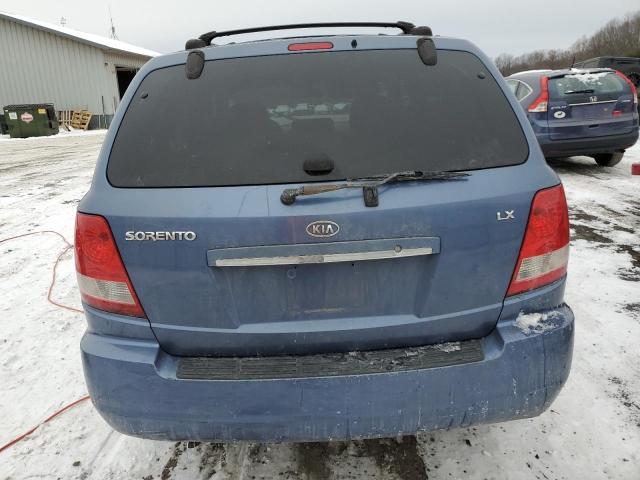 KNDJC733455346122 - 2005 KIA SORENTO EX BLUE photo 6