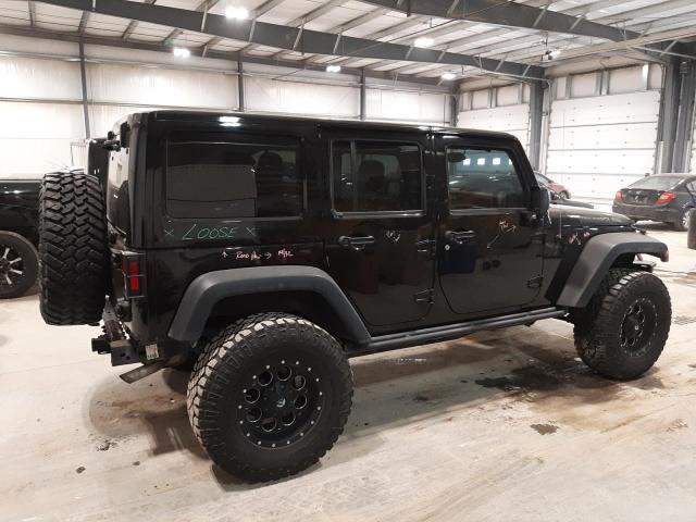 1C4BJWDG7GL135467 - 2016 JEEP WRANGLER U SPORT შავი ფოტო 3