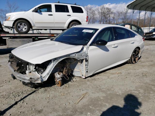 1HGCV1F33MA016085 - 2021 HONDA ACCORD SPORT WHITE photo 1