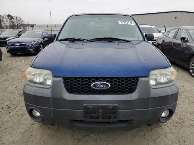 1FMYU03147KC05715 - 2007 FORD ESCAPE XLT BLUE photo 5