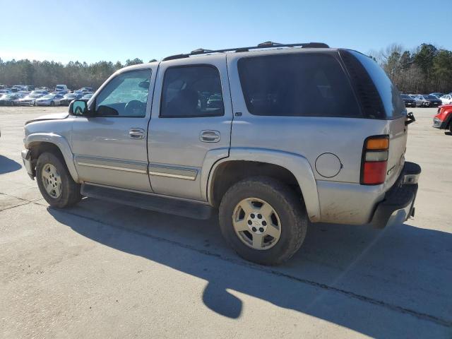 1GNEK13T05J219853 - 2005 CHEVROLET TAHOE K1500 SILVER photo 2