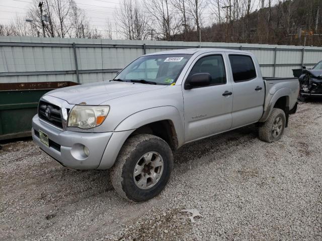 5TELU42N76Z251334 - 2006 TOYOTA TACOMA DOUBLE CAB 银色 照片 1