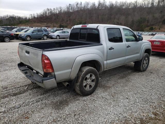 5TELU42N76Z251334 - 2006 TOYOTA TACOMA DOUBLE CAB 银色 照片 3